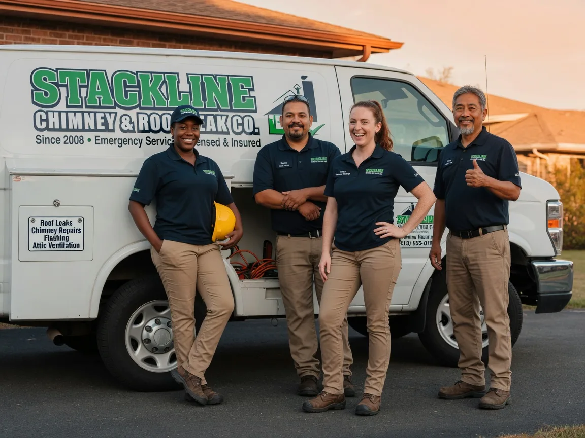 Chimney flashing repair company in Topinabee, MI